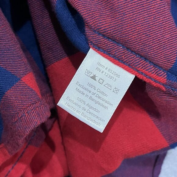 Jachs Pearl Snap Shirt XXL Girlfriend Bea Flannel Plaid CowGirl Western NWT - Picture 6 of 12